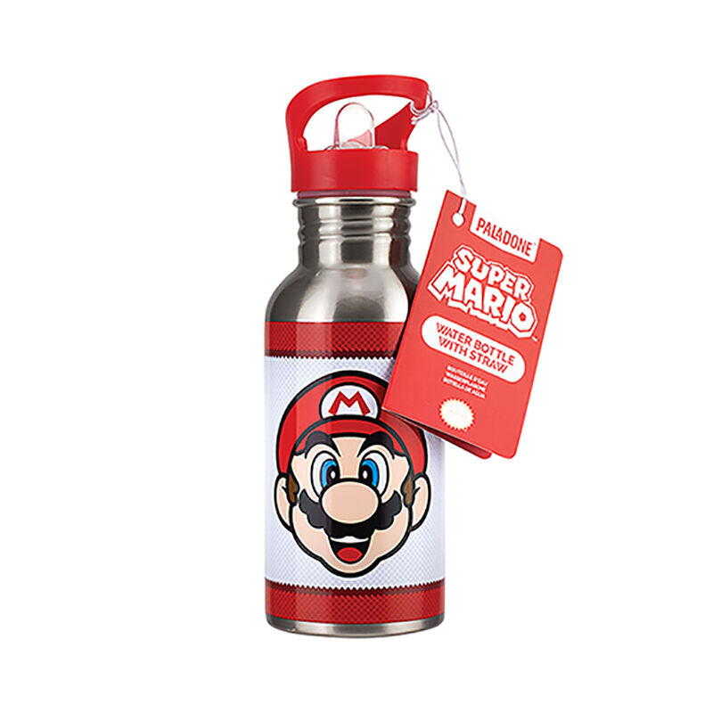 Imagen de Cantimplora Acero Inoxidable Super Mario Bros 500Ml parte de nuestra colección en Espadas y más, sitio oficial.