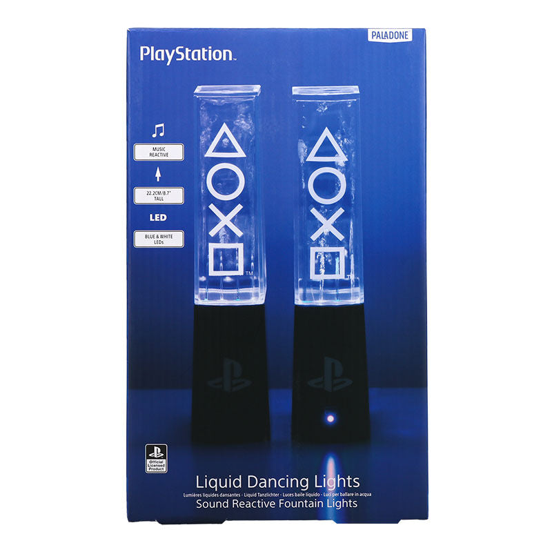 Imagen de Set 2 Lamparas Liquido Danzante Playstation 22Cm parte de nuestra colección en Espadas y más, sitio oficial.
