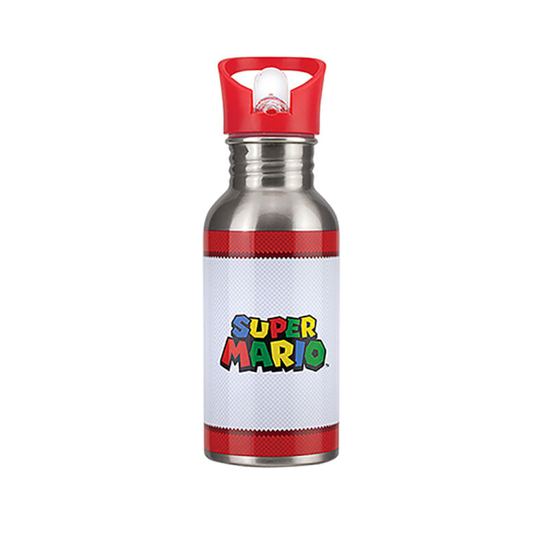 Imagen de Cantimplora Acero Inoxidable Super Mario Bros 500Ml parte de nuestra colección en Espadas y más, sitio oficial.