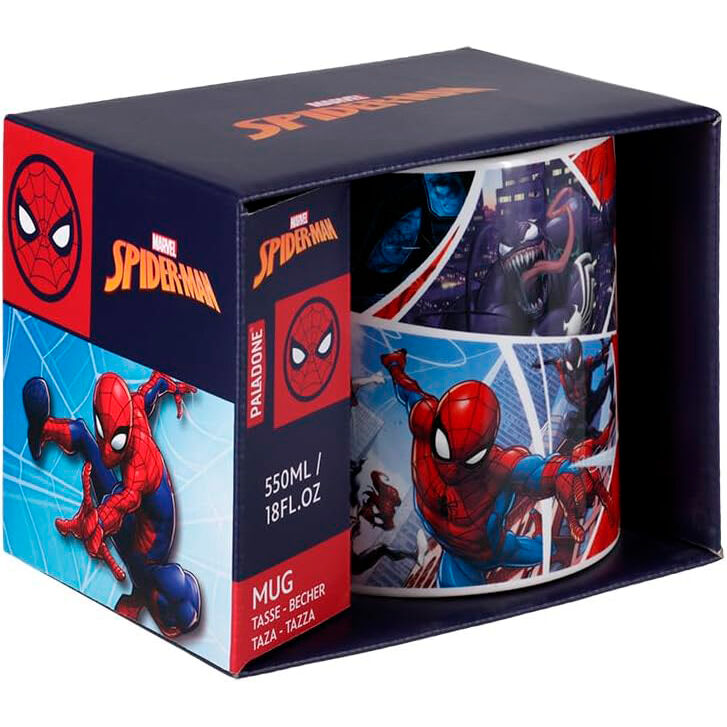 Imagen de Taza Comic Spiderman Marvel 550Ml parte de nuestra colección en Espadas y más, sitio oficial.