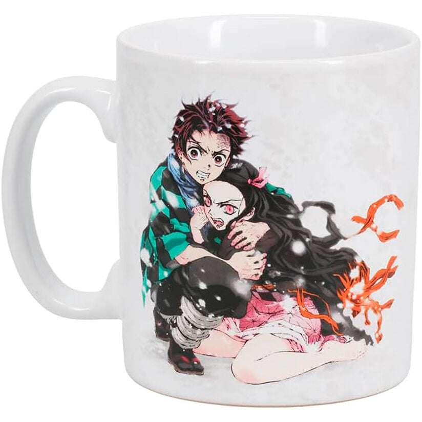 Imagen de Taza Tanjiro Y Nenzuko Demon Slayer Kimetsu No Yaiba parte de nuestra colección en Espadas y más, sitio oficial.