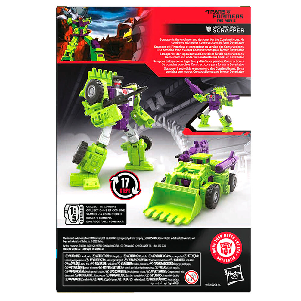 Imagen 6 - Figura Constructicon Scrapper Studio Series Transformers 16,5Cm