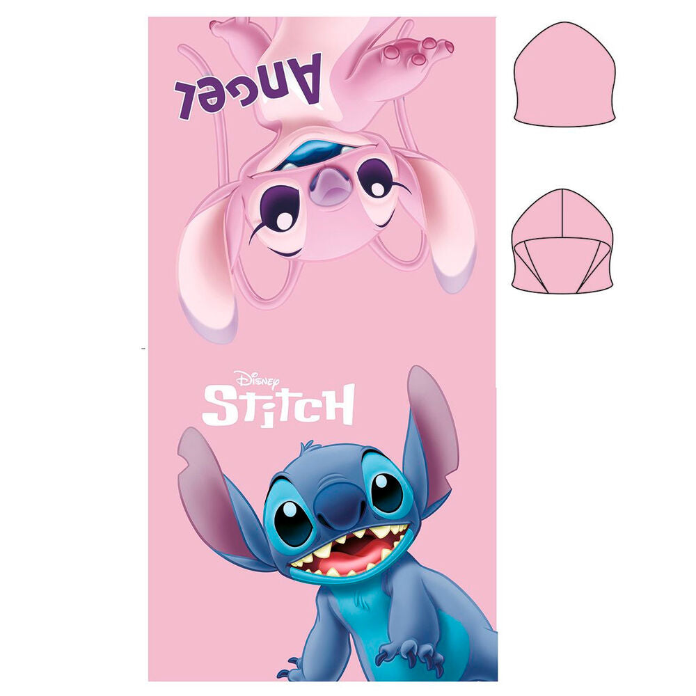 Imagen 1 de Poncho Toalla Stitch Disney Microfibra 8