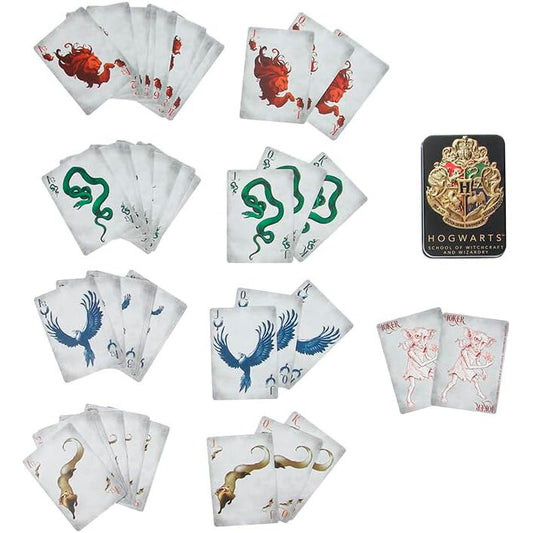 Imagen de Baraja Cartas Hogwarts Harry Potter parte de nuestra colección en Espadas y más, sitio oficial.