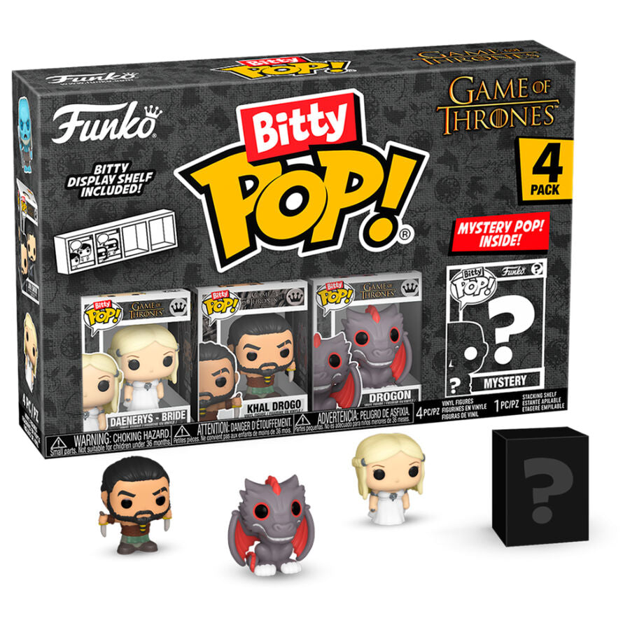 Imagen 2 - Blister 4 Figuras Bitty Pop Juego De Tronos Khaleesi