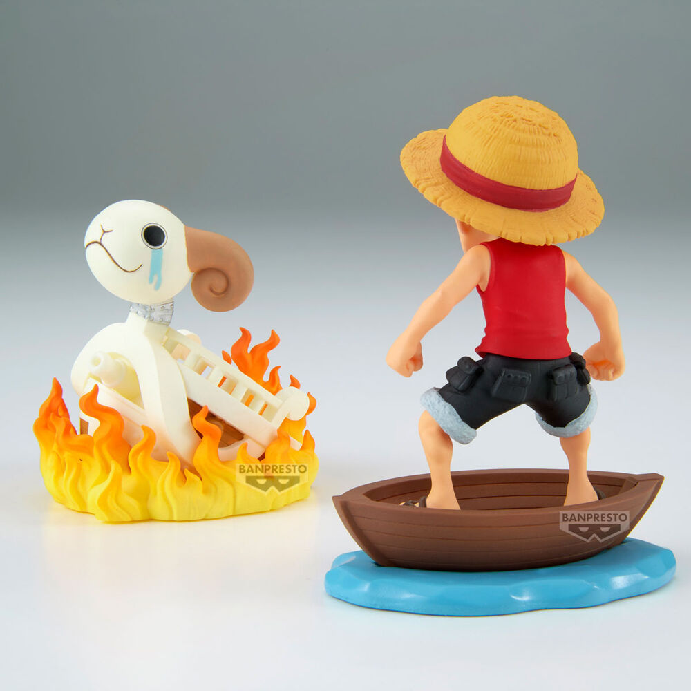 Imagen 1 - Figura Luffy & Going Merry Log Stories One Piece 8Cm