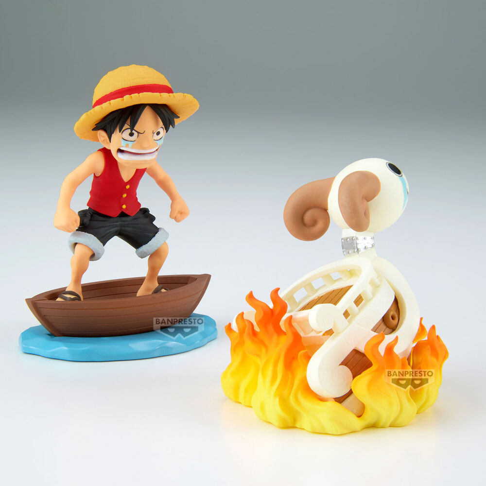 Imagen 2 - Figura Luffy & Going Merry Log Stories One Piece 8Cm