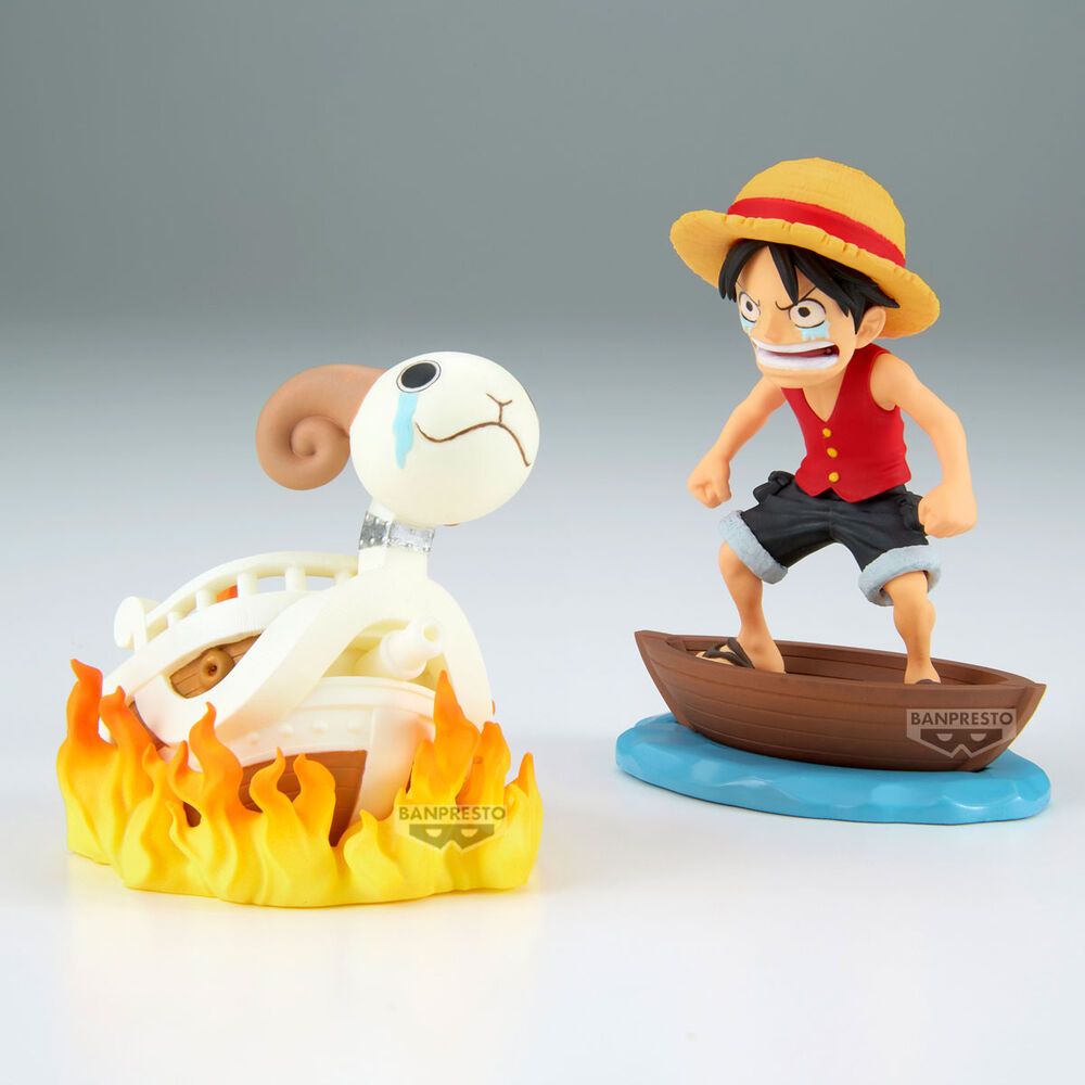 Imagen 3 - Figura Luffy & Going Merry Log Stories One Piece 8Cm