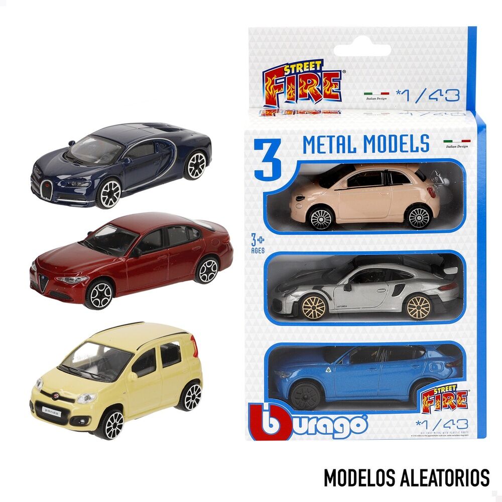 Imagen de Blister 3 Coches Street Fire Surtido parte de nuestra colección en Espadas y más, sitio oficial.