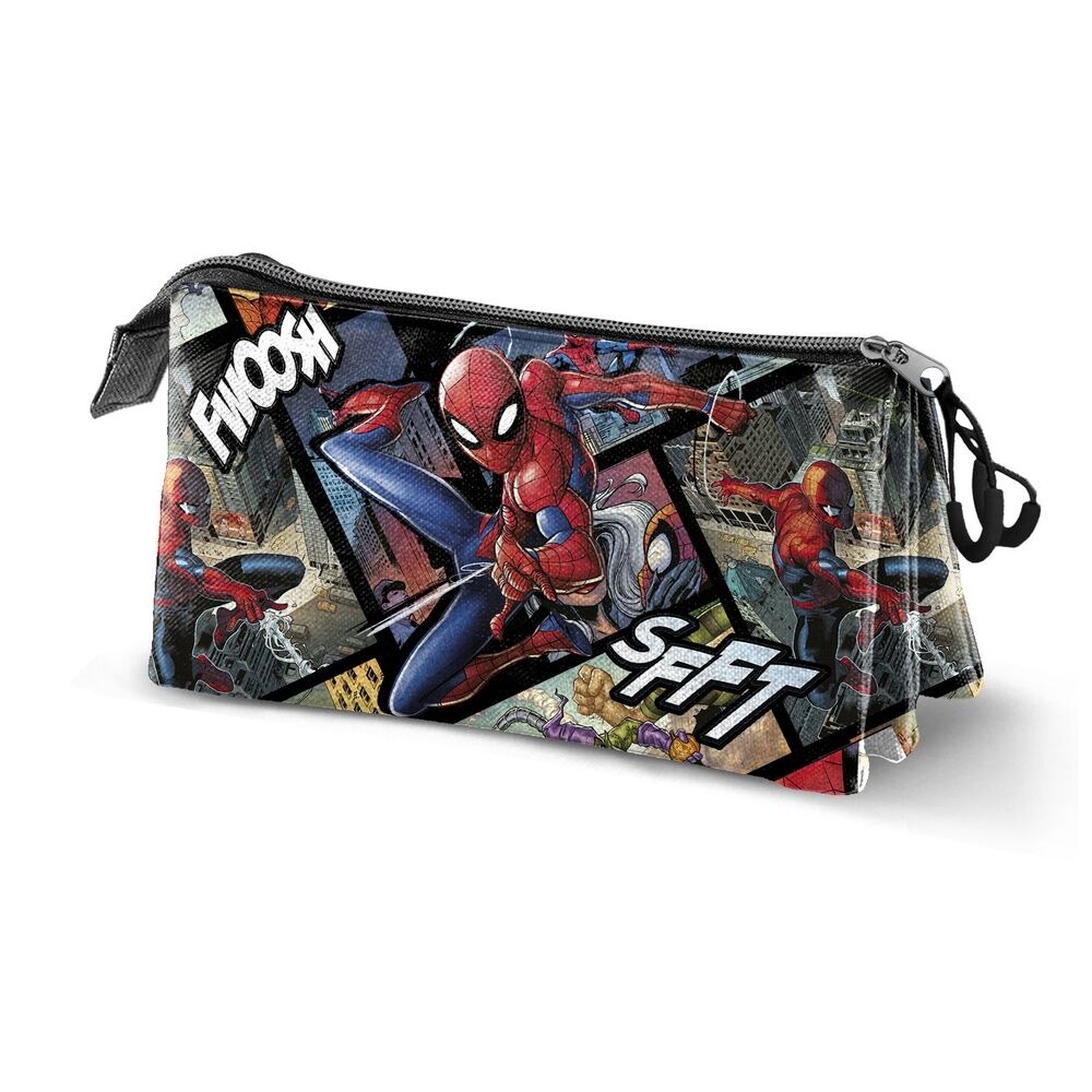 Imagen de Portatodo Panels Spiderman Marvel Triple parte de nuestra colección en Espadas y más, sitio oficial.
