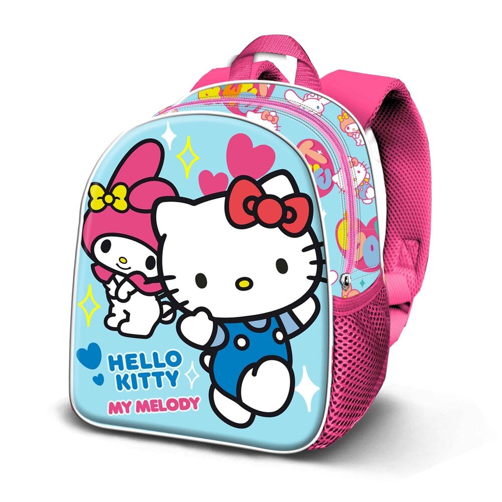 Imagen de Mochila 3D Friendship Hello Kitty 31Cm parte de nuestra colección en Espadas y más, sitio oficial.