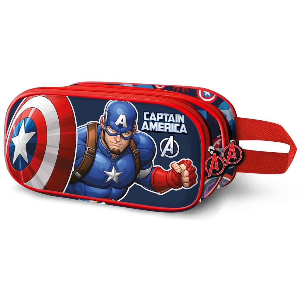 Imagen 1 - Portatodo 3D Patriot Capitan America Marvel Doble
