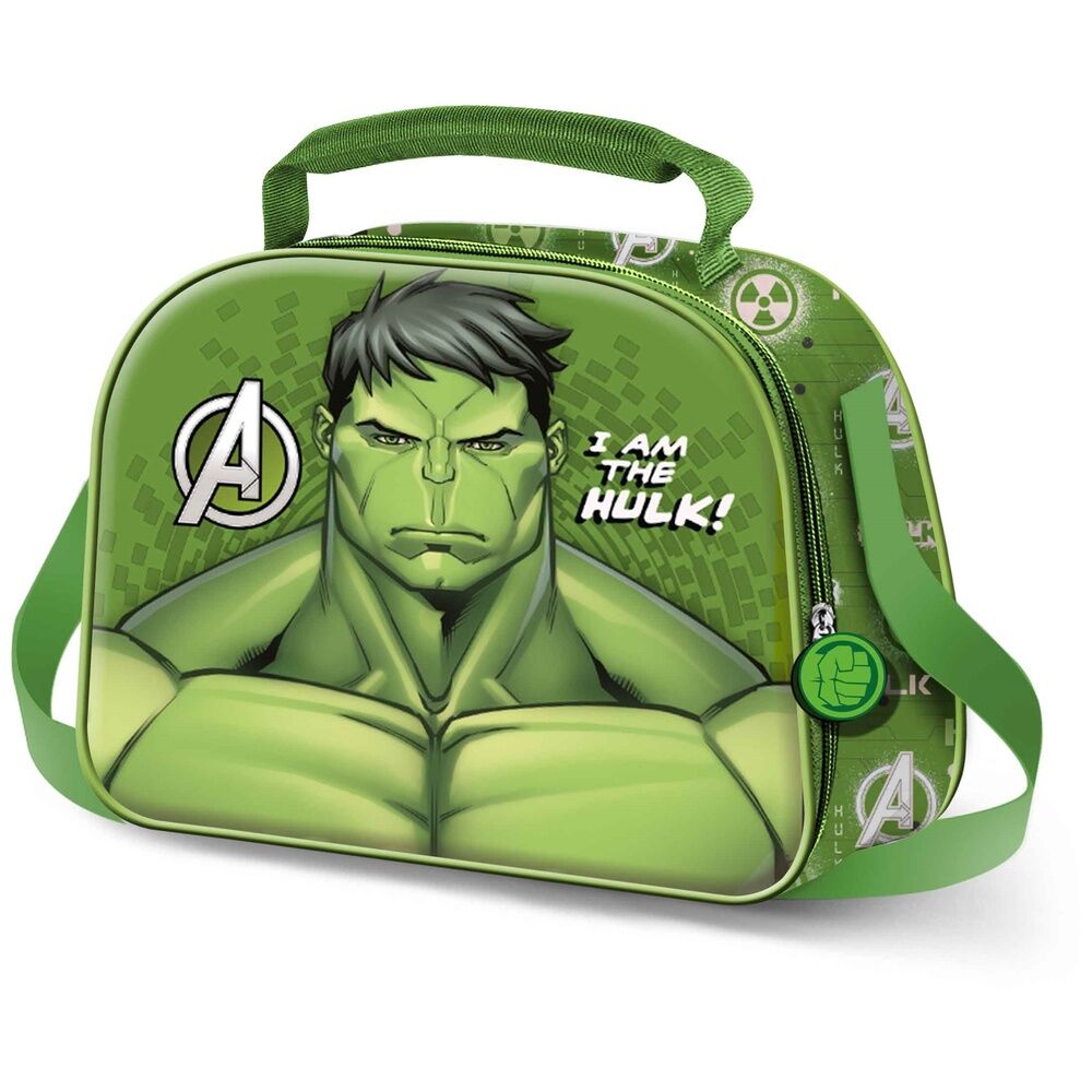 Imagen 1 - Bolsa Portameriendas 3D Rage Hulk Marvel