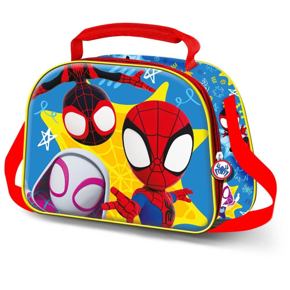 Imagen 1 - Bolsa Ortameriendas 3D Amazing Spidey And His Amazing Friends Marvel