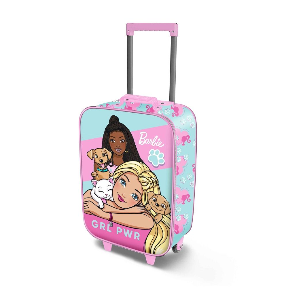 Imagen 1 - Maleta Trolley 3D Pets Barbie 52Cm