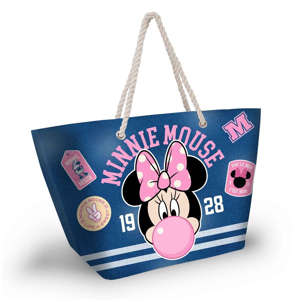 Imagen 1 - Bolsa Playa Varsity Minnie Disney