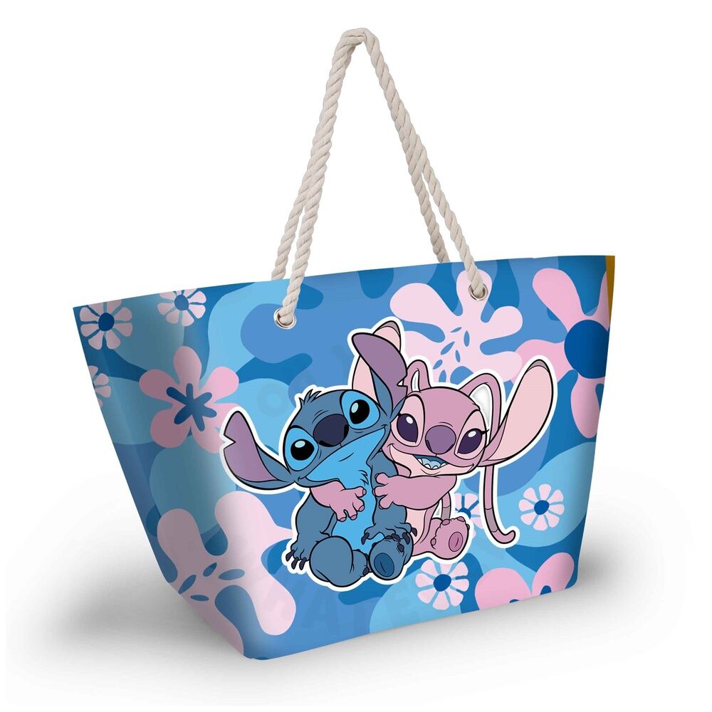 Imagen de Bolsa Playa Hug Stitch Disney parte de nuestra colección en Espadas y más, sitio oficial.