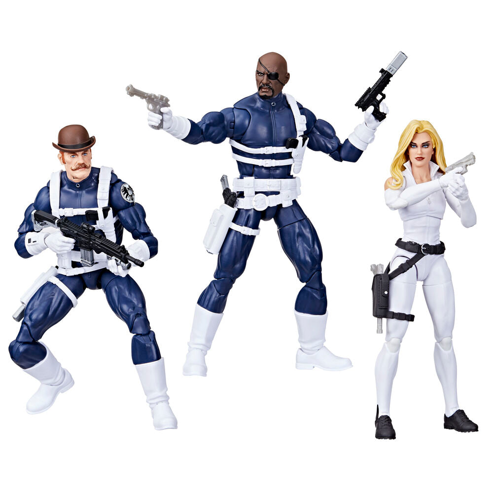 Imagen 4 - Blister 3 Figuras Dum Dum Dugan Nick Fury Jr Sharon Carter Capitan America Marvel Legends Series