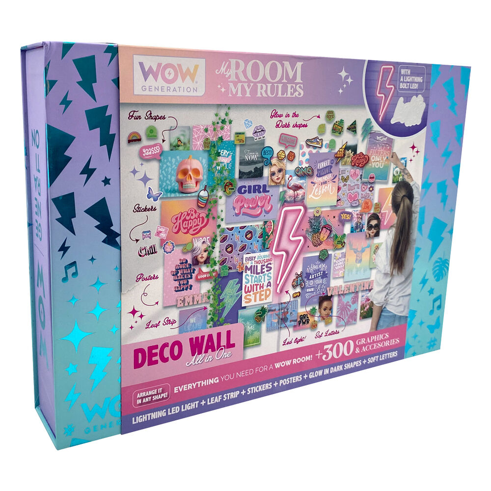 Imagen 7 - Kit Decoracion Luz Led + Graficos Y Accesorios Wow Generation