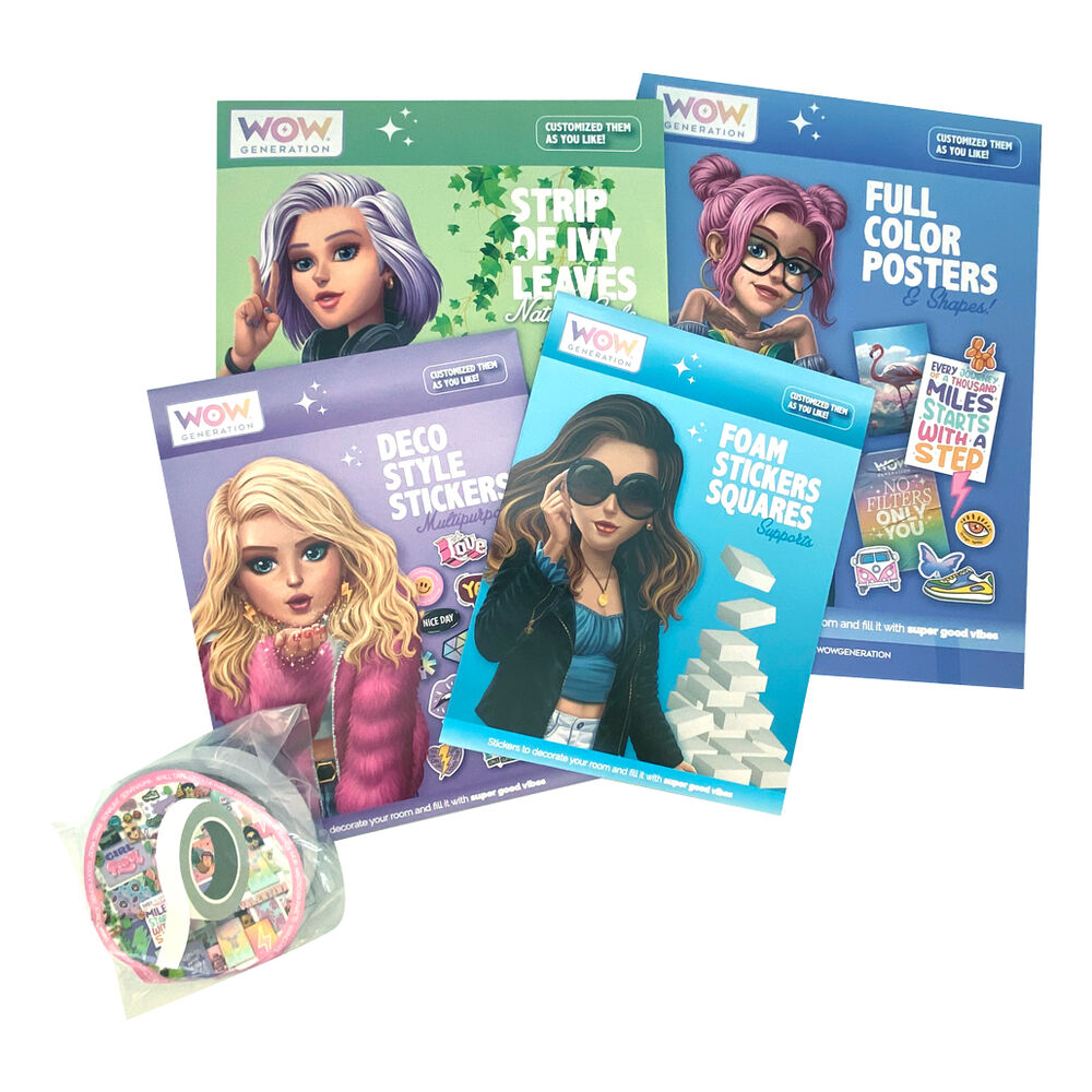 Imagen 4 - Kit Decoracion Luz Led + Graficos Y Accesorios Wow Generation