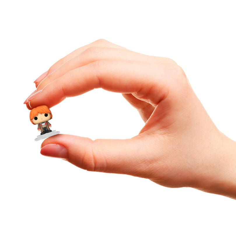 Imagen 2 - Blister 4 Figuras Bitty Pop Harry Potter Ron