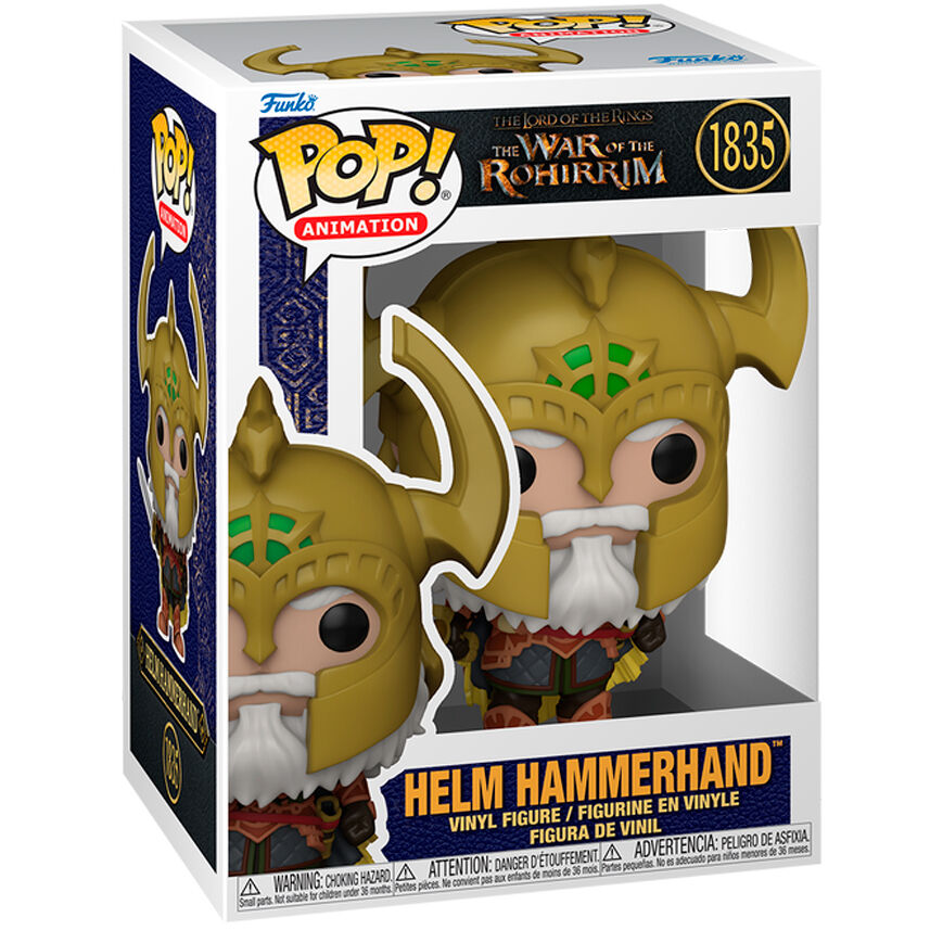 Imagen de Figura Pop El Señor De Los Anillos La Guerra De Los Rohirrim Helm Hammerhand parte de nuestra colección en Espadas y más, sitio oficial.