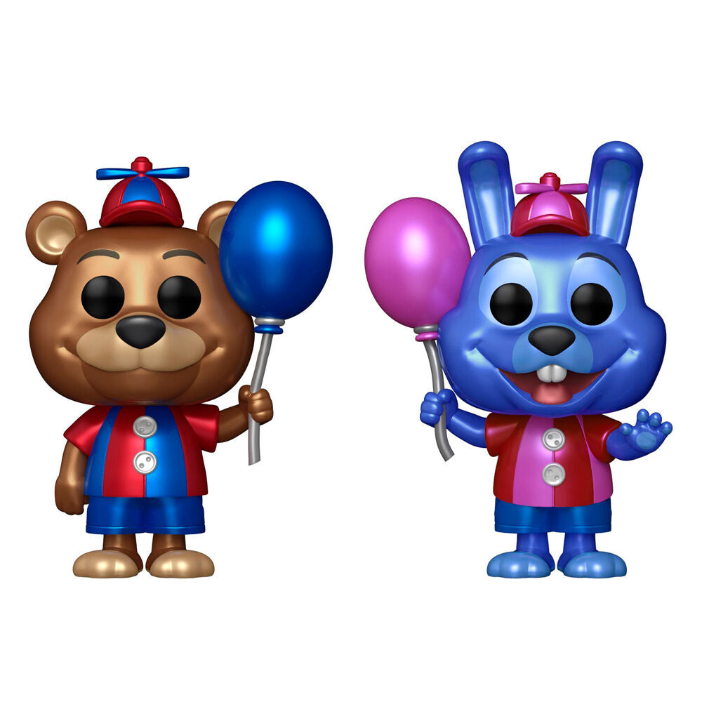 Imagen 1 de Blister 2 Figuras Pop Five Nights At Freddys Ballon Freddy & Balloon Bonnie Exclusive