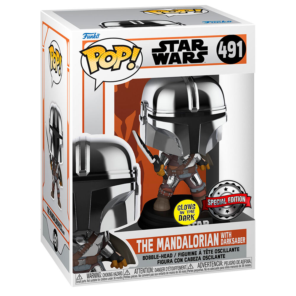 Imagen de Figura Pop Star Wars The Mandalorian Exclusive parte de nuestra colección en Espadas y más, sitio oficial.