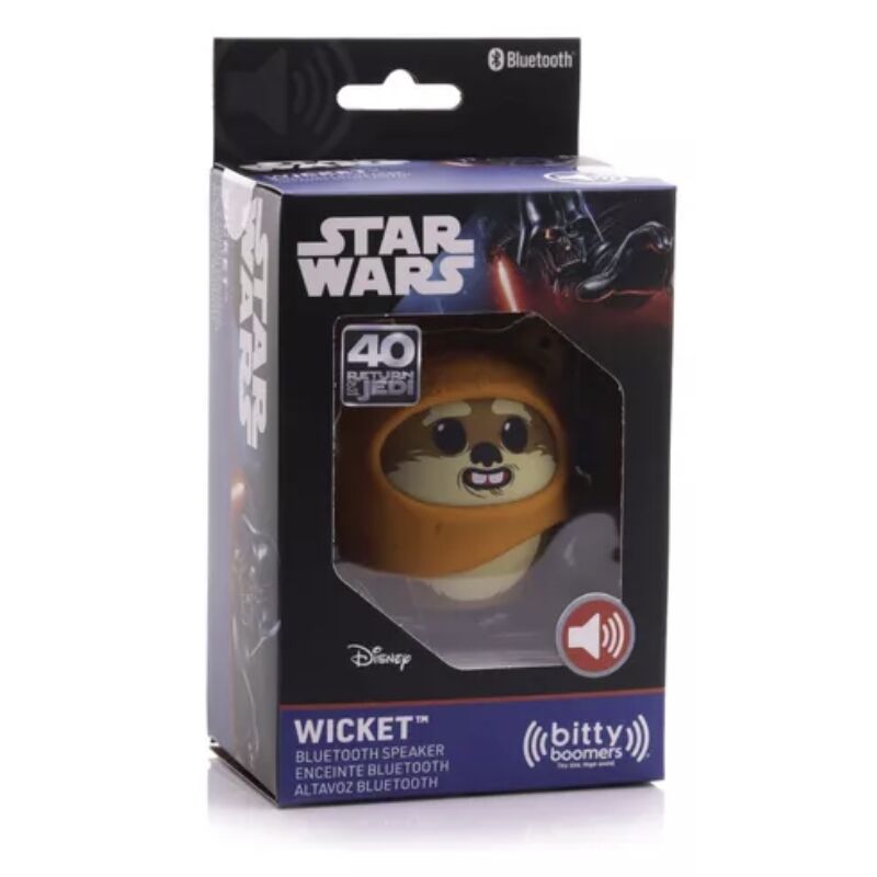 Imagen 4 - Mini Altavoz Bluetooth Bitty Boomers Ewok Wicket Star Wars
