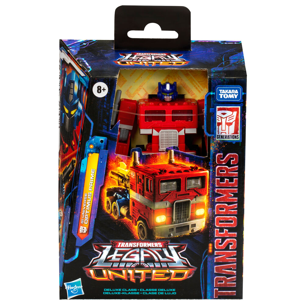 Imagen de Figura Gi Universe Optimus Prime Deluxe Class Transformers Legacy United parte de nuestra colección en Espadas y más, sitio oficial.