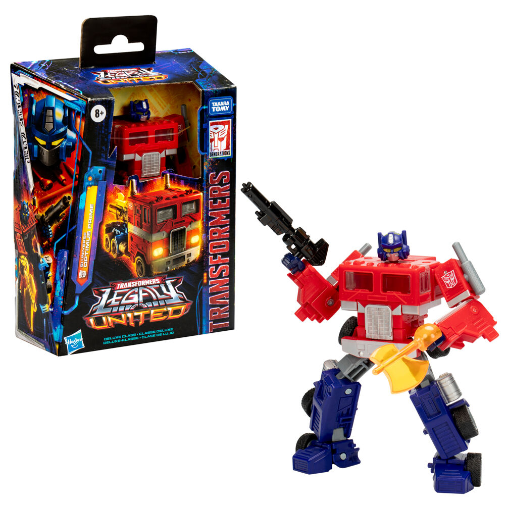 Imagen de Figura Gi Universe Optimus Prime Deluxe Class Transformers Legacy United parte de nuestra colección en Espadas y más, sitio oficial.