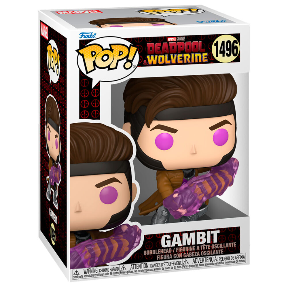 Imagen 1 - Figura Pop Marvel Deadpool & Wolverine Gambit