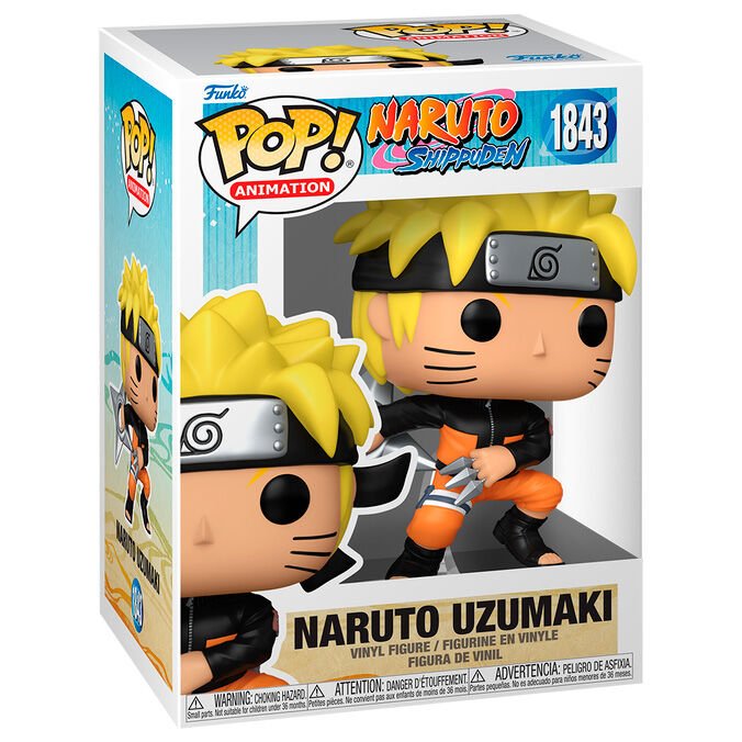 Imagen de Figura Pop Naruto Shippuden Naruto Uzumaki parte de nuestra colección en Espadas y más, sitio oficial.