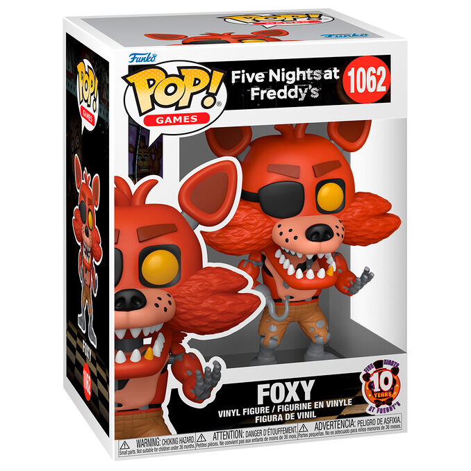Imagen de Figura Pop Five Nights At Freddys Foxy parte de nuestra colección en Espadas y más, sitio oficial.