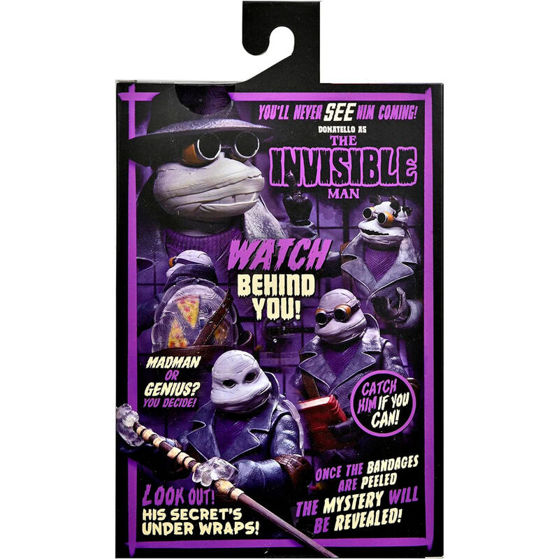 Imagen de Figura Ultimate Donatello Hombre Invisible Universal Monster Tortugas Ninja 18Cm parte de nuestra colección en Espadas y más, sitio oficial.