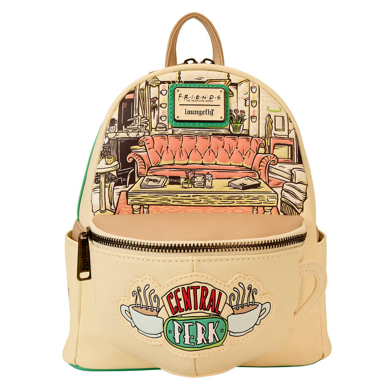 Imagen de Mochila Central Perk Friends Loungefly 26Cm parte de nuestra colección en Espadas y más, sitio oficial.