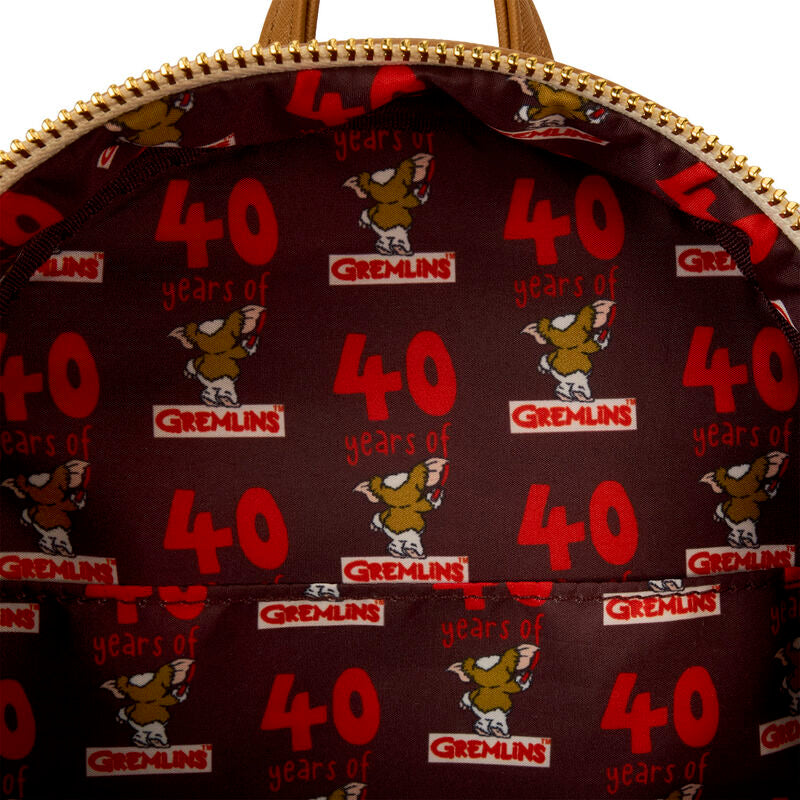 Imagen 3 - Mochila Gizmo 40Th Anniversary Gremlins Loungefly 26Cm