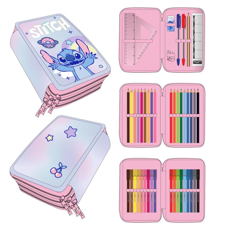 Imagen 1 de Plumier Stitch Disney Triple 3