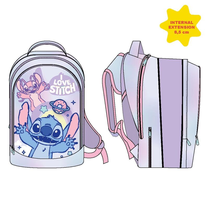 Imagen 1 - Mochila Stitch Disney 41Cm
