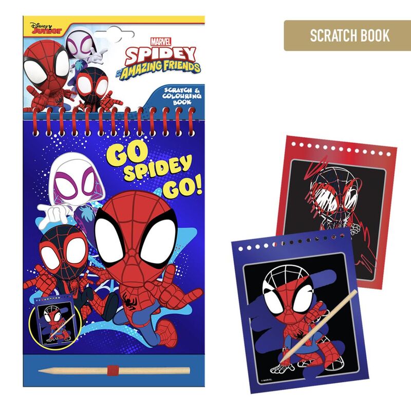 Imagen 1 - Set Papeleria Scratch Spidey Amazing Friends Marvel
