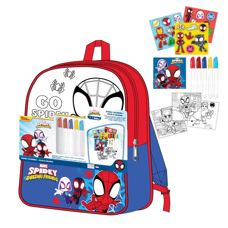 Imagen 1 - Set Mochila Diy Spidey Amazing Friends Marvel