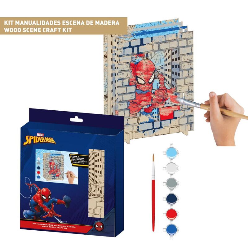 Imagen 1 - Figura Coloreable Spiderman Marvel