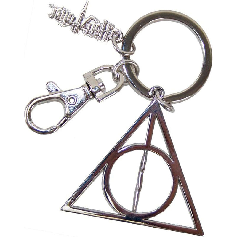 Imagen de Llavero Simbolo Reliquias De La Muerte Harry Potter 9Cm parte de nuestra colección en Espadas y más, sitio oficial.
