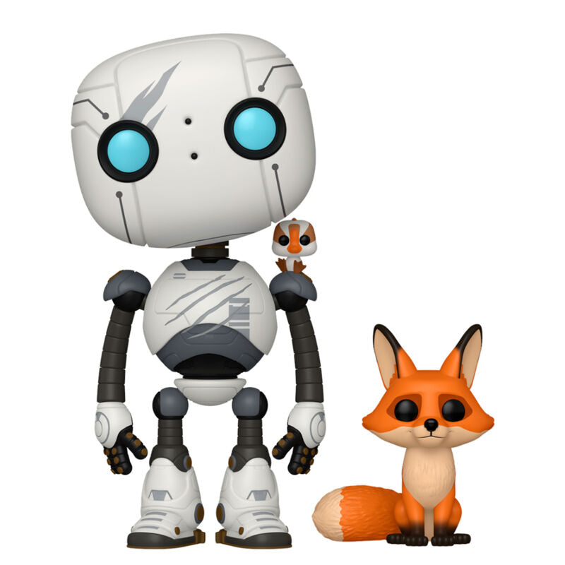 Imagen 1 - Figura Pop Robot Salvaje Roz With Brightbill & Fink