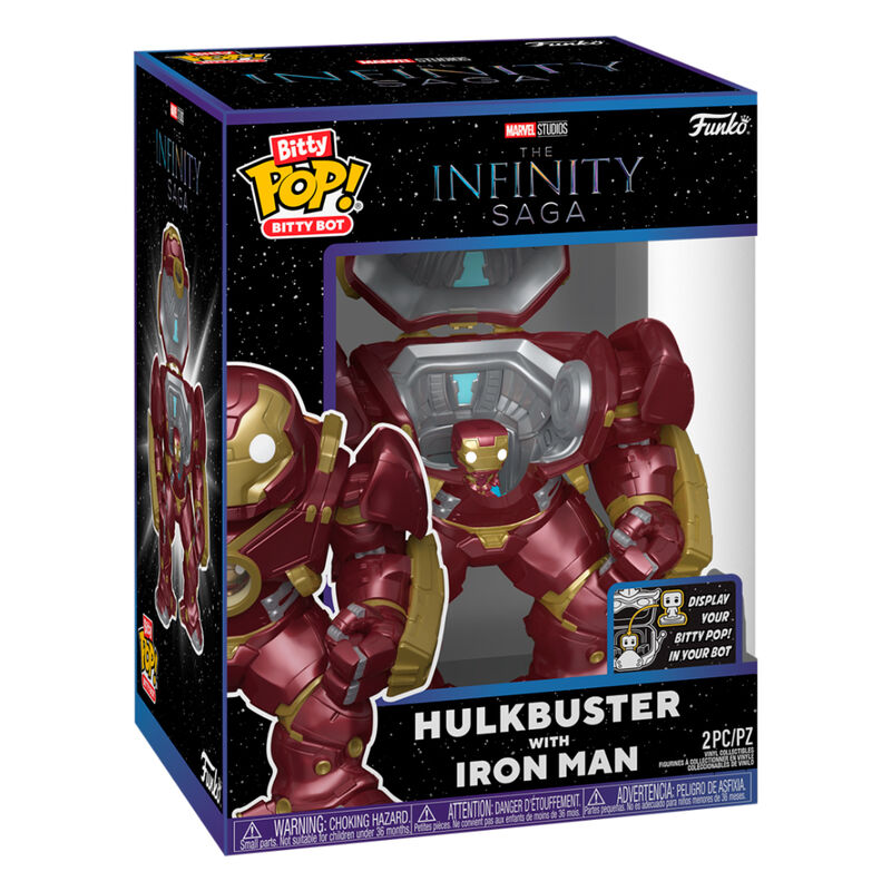 Imagen de Figura Bitty Bots Marvel Infinity Saga Hulkbuster With Iron Man parte de nuestra colección en Espadas y más, sitio oficial.