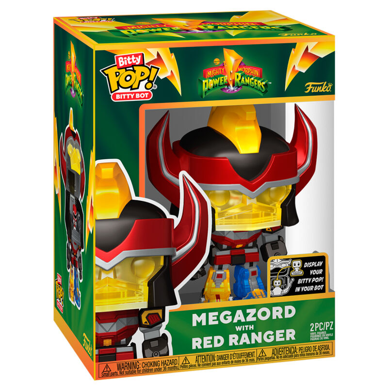 Imagen 2 - Figura Bitty Bots Mighty Morphin Power Rangers Megazord With Red Ranger