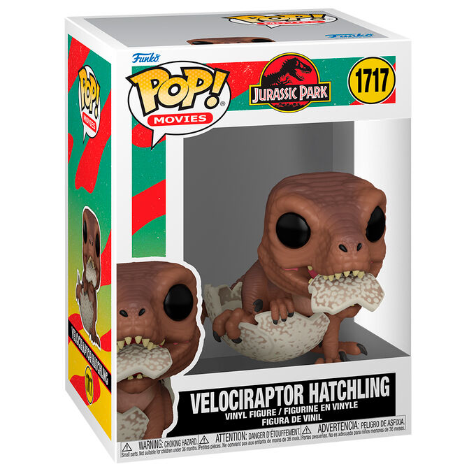 Imagen 1 - Figura Pop Jurassic Park Velociraptor Hatchling