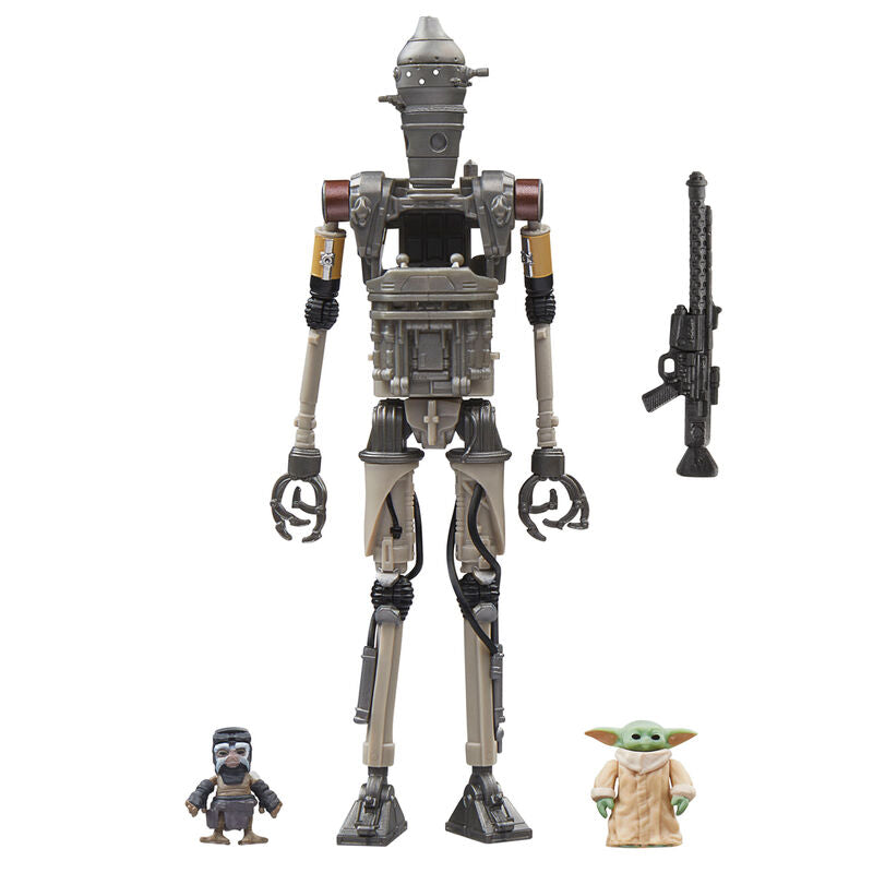 Imagen 2 - Figura Ig-12 Grogu & Anzellan The Mandalorian Star Wars 9,5Cm