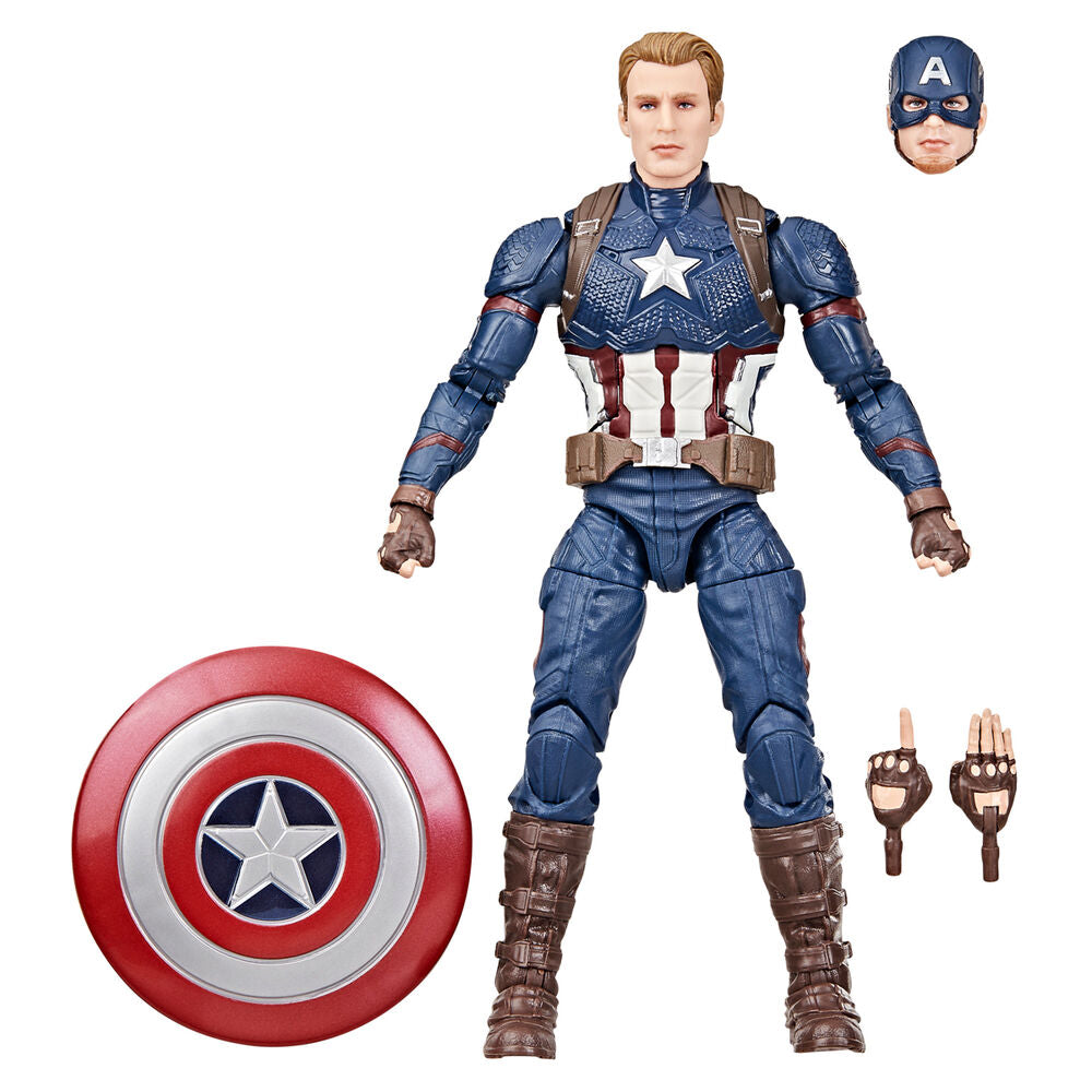 Imagen 8 - Figura Capitan America Vengadores Avengers: Endgame Marvel Legends Series 15Cm
