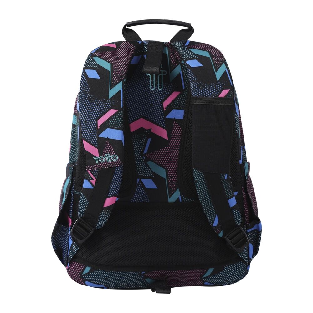 Imagen 2 - Mochila Lety Black Acuareles 44Cm
